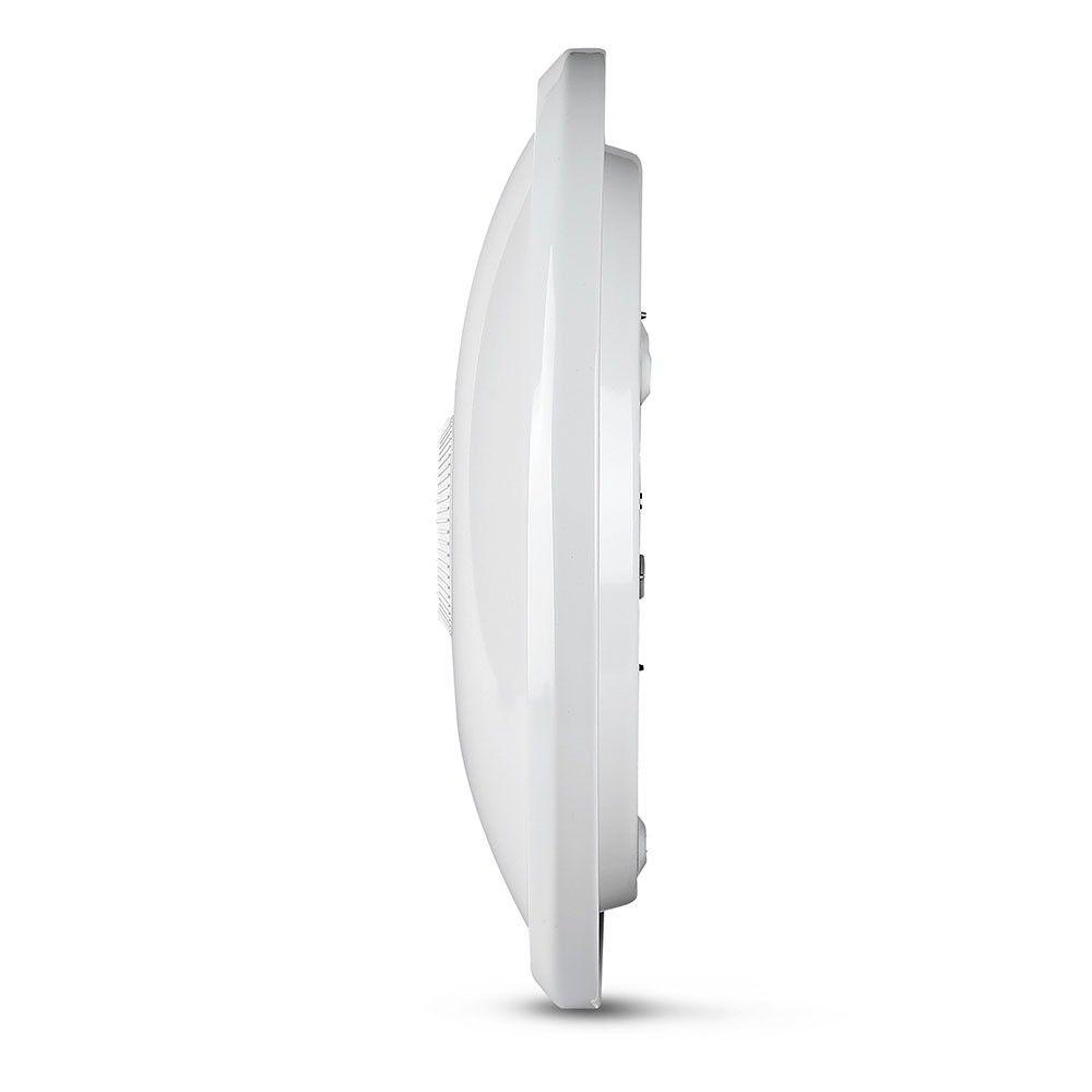 12W Plafon LED z czujnikiem PIR, Chip SAMSUNG, Barwa:6400K, VTAC, SKU 809