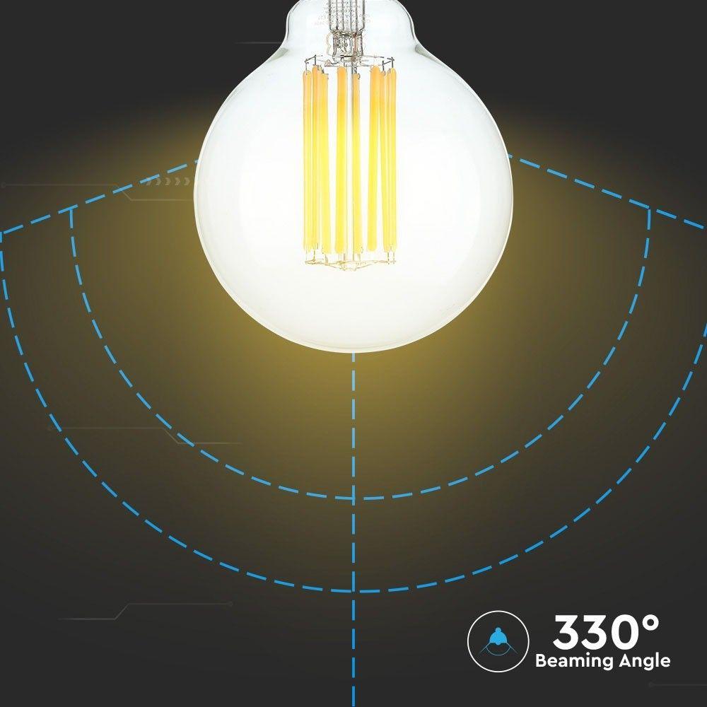 VT-2338 18W G95 LED FILAMENT BULB 3000K E27(135LM/WATT)