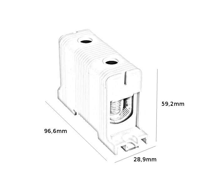 Listwa zaciskowa - Model FJ-E150/D (zielony,żólty)