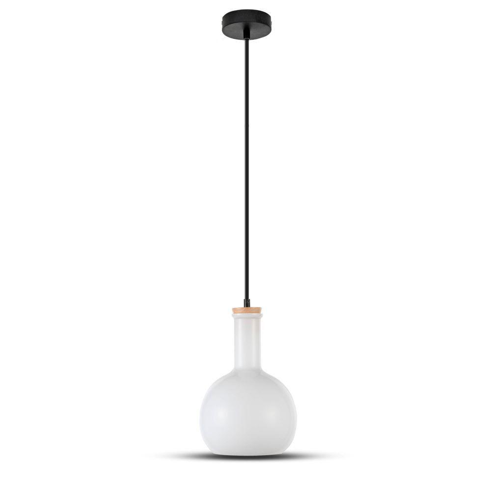 VT-7205 E27 GLASS PENDANT LIGHT-WHITE