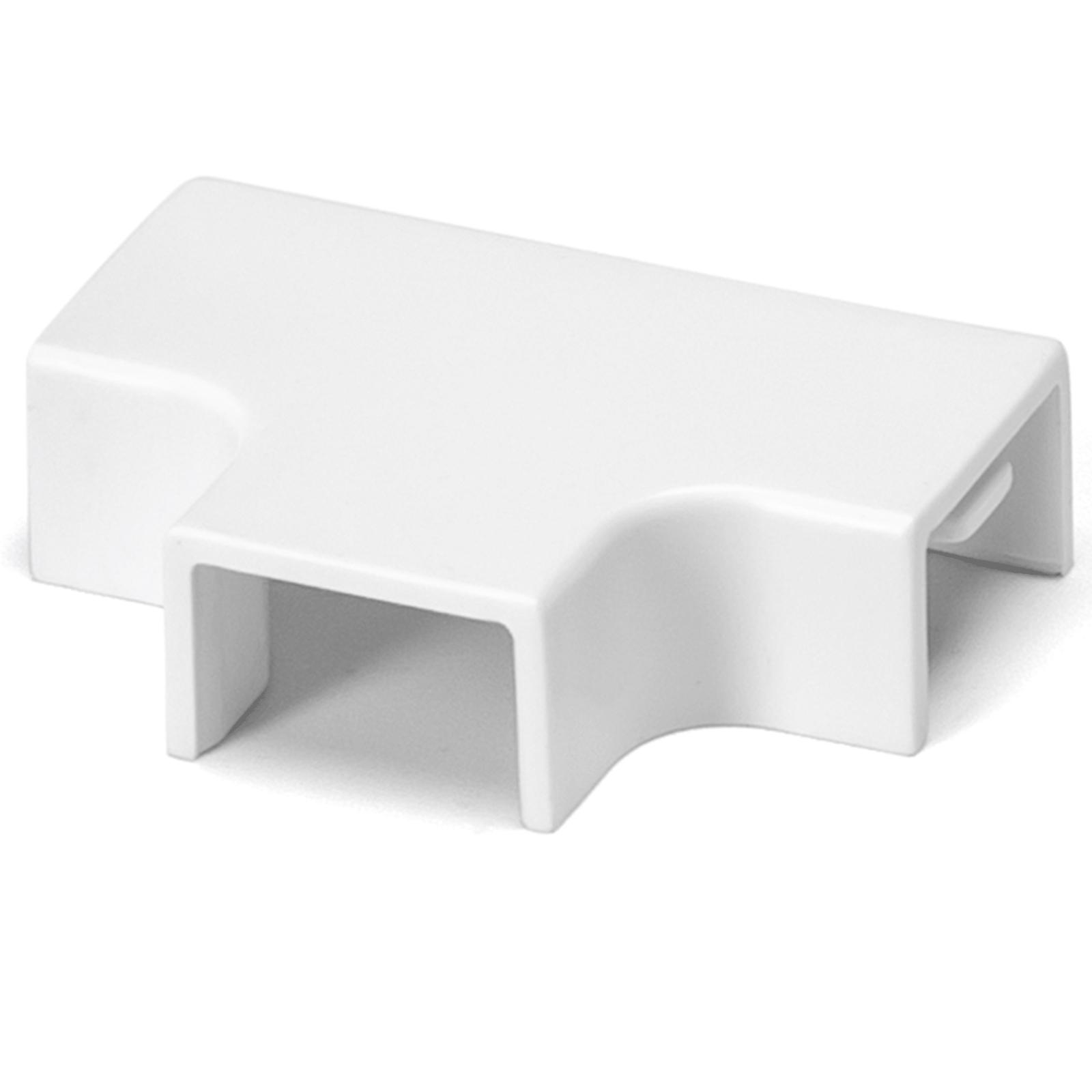 PVC Square Trunking Tee Bend White 15*10mm 4pcs