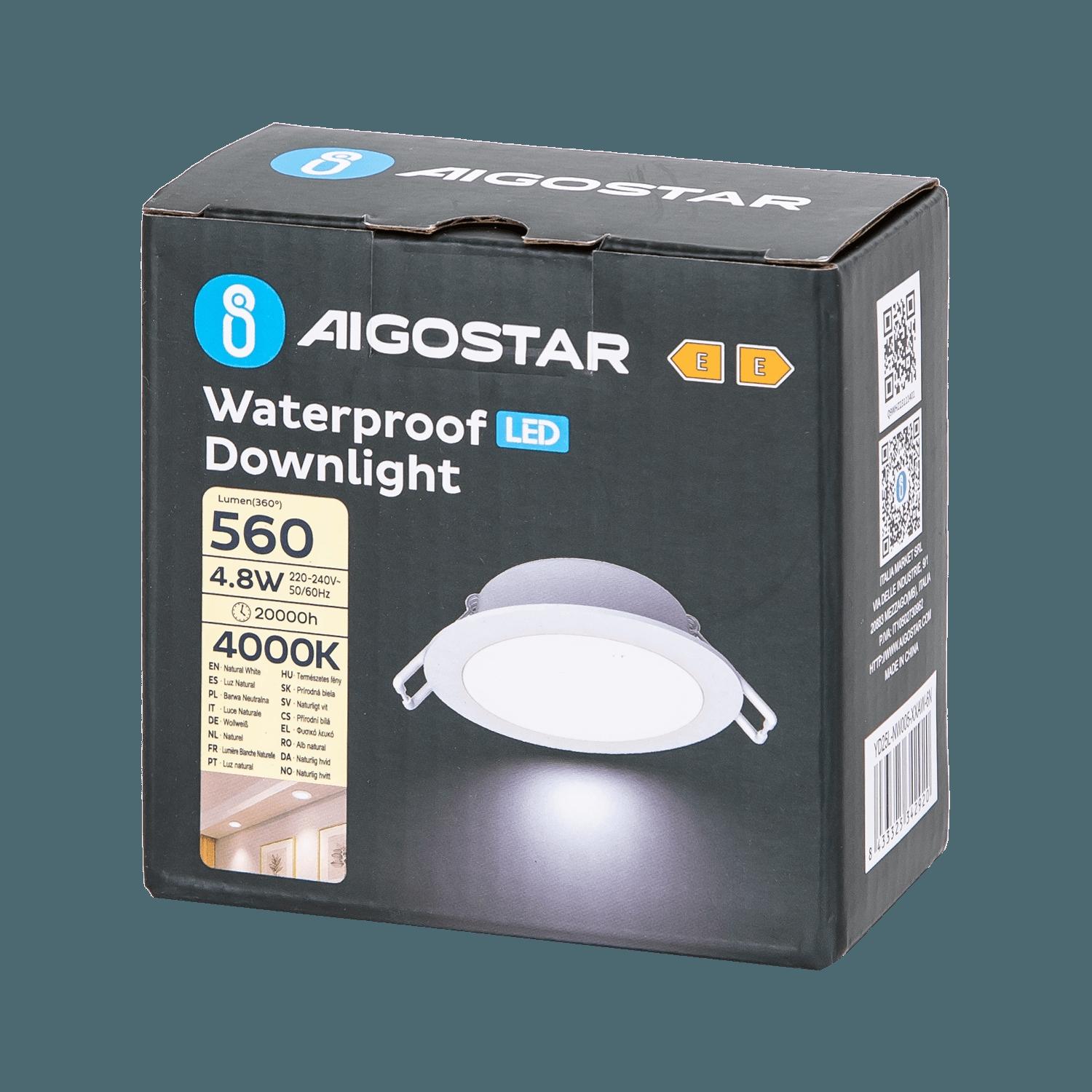 Wodoodporny downlight IP65 4,8W 4000K 1szt.