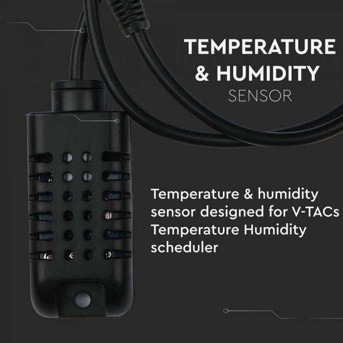 VT-5146 TEMPERATURE AND HUMIDITY SENSOR COMPATIBLE WITH ALEXA & GOOGLE HOME