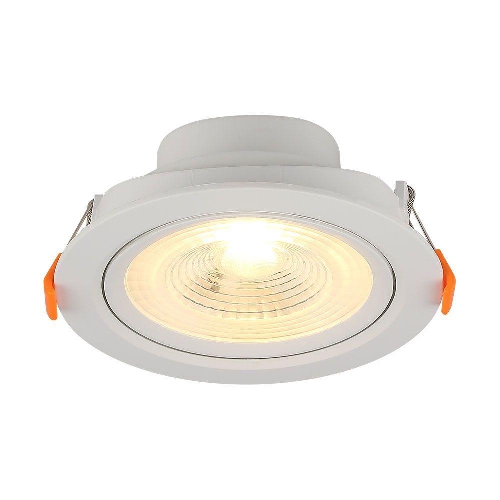 7W Oprawa wpuszczana LED, Barwa:4000K, VTAC, SKU 7611