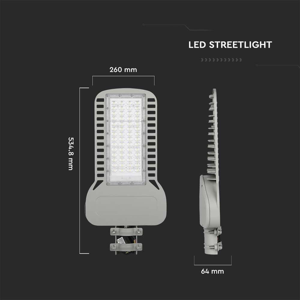 150W Lampa uliczna LED Slim, Chip SAMSUNG, Barwa:4000K, Wydajność: 135lm/w, VTAC, SKU 21962