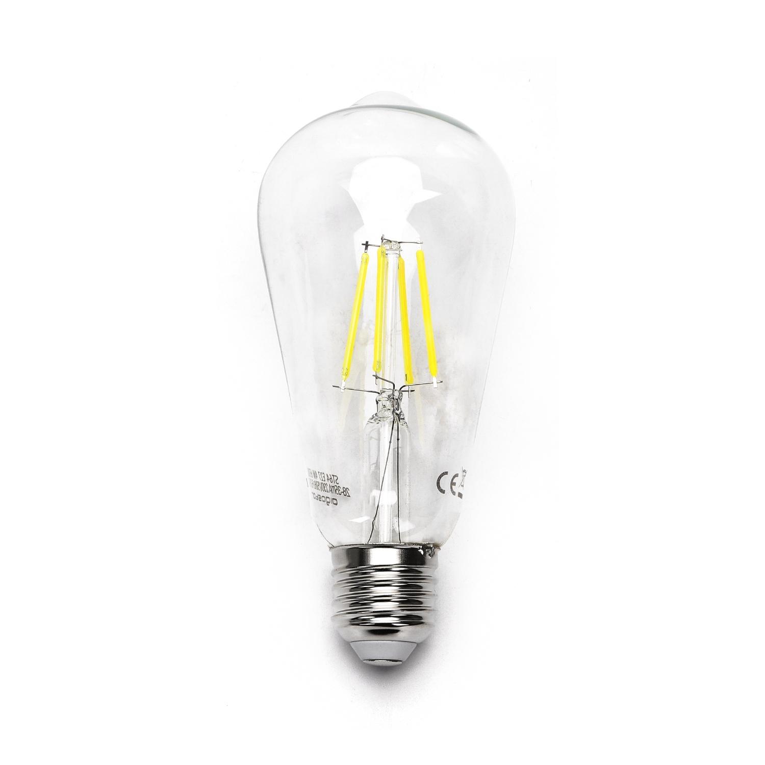 LED Filament Bulb (Clear) ST64 E27 6W