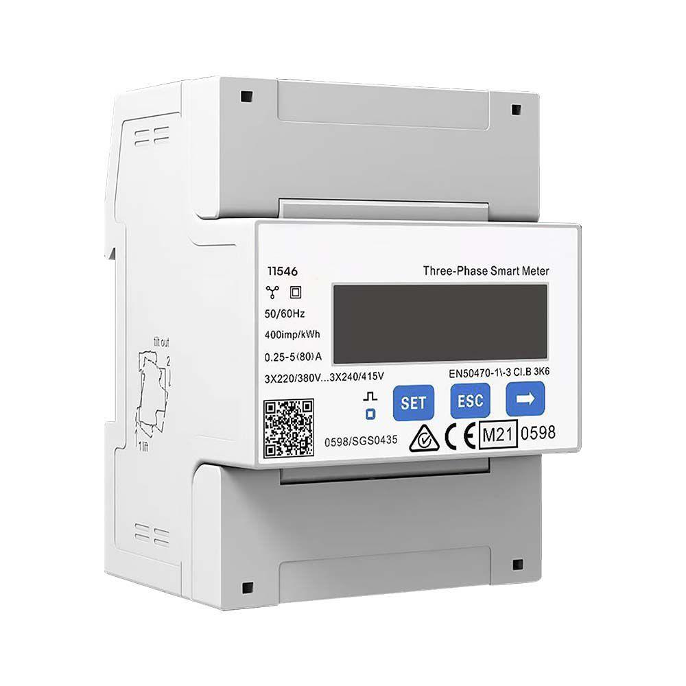 3-FAZOWY SMART METER VT-DTSU666 3X230/400V 5(80)A RS485 4P MID, VTAC, SKU 11546