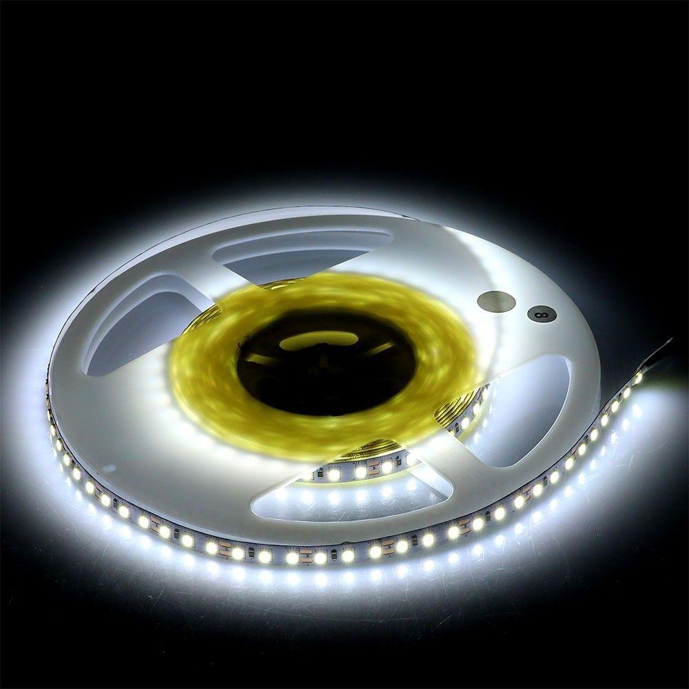 VT-3528-120 7.2W/M LED STRIP LIGHT 6000K IP20 (5M/ROLL)(PRICE PER M)