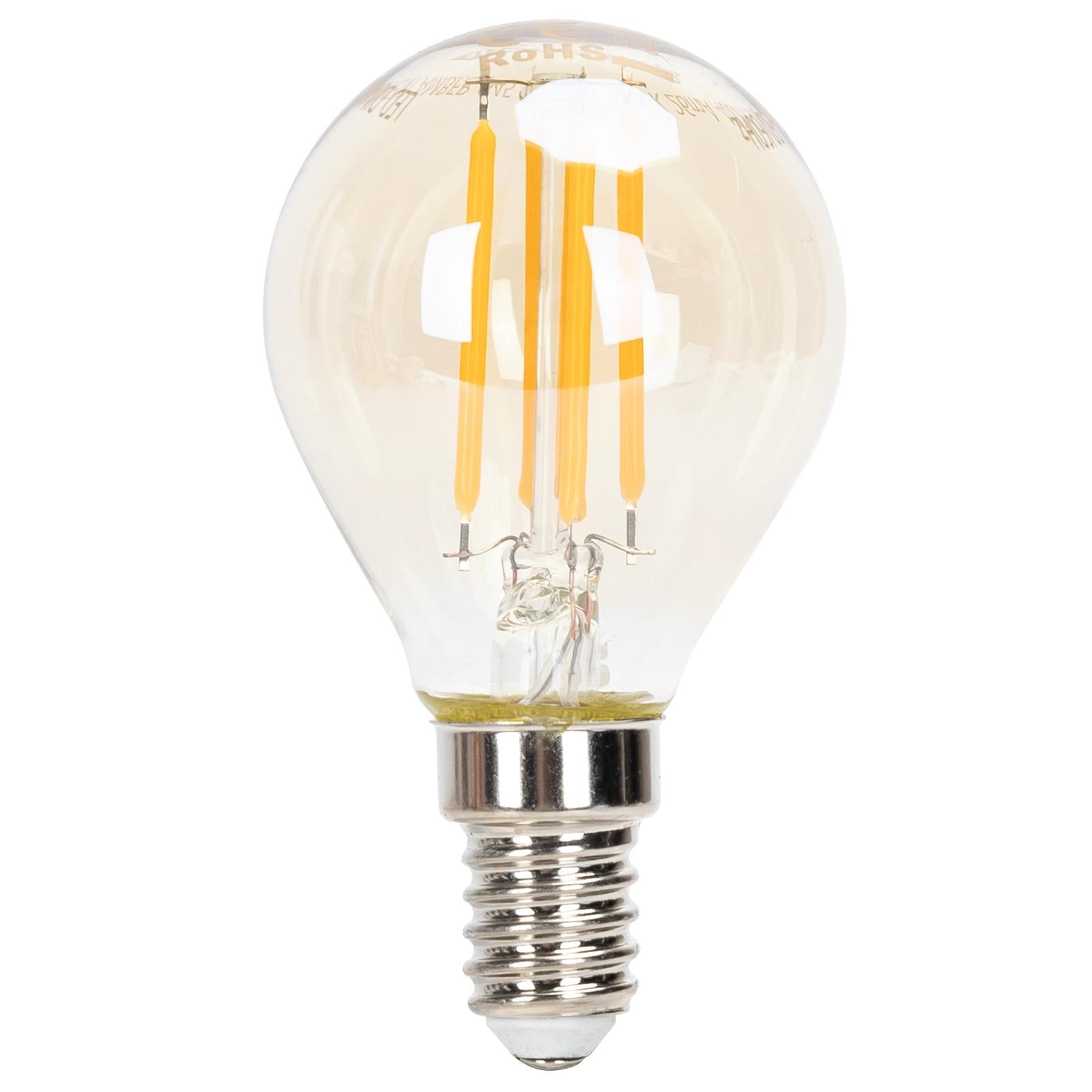 LED dimming filament G45 E14 4W 2200K