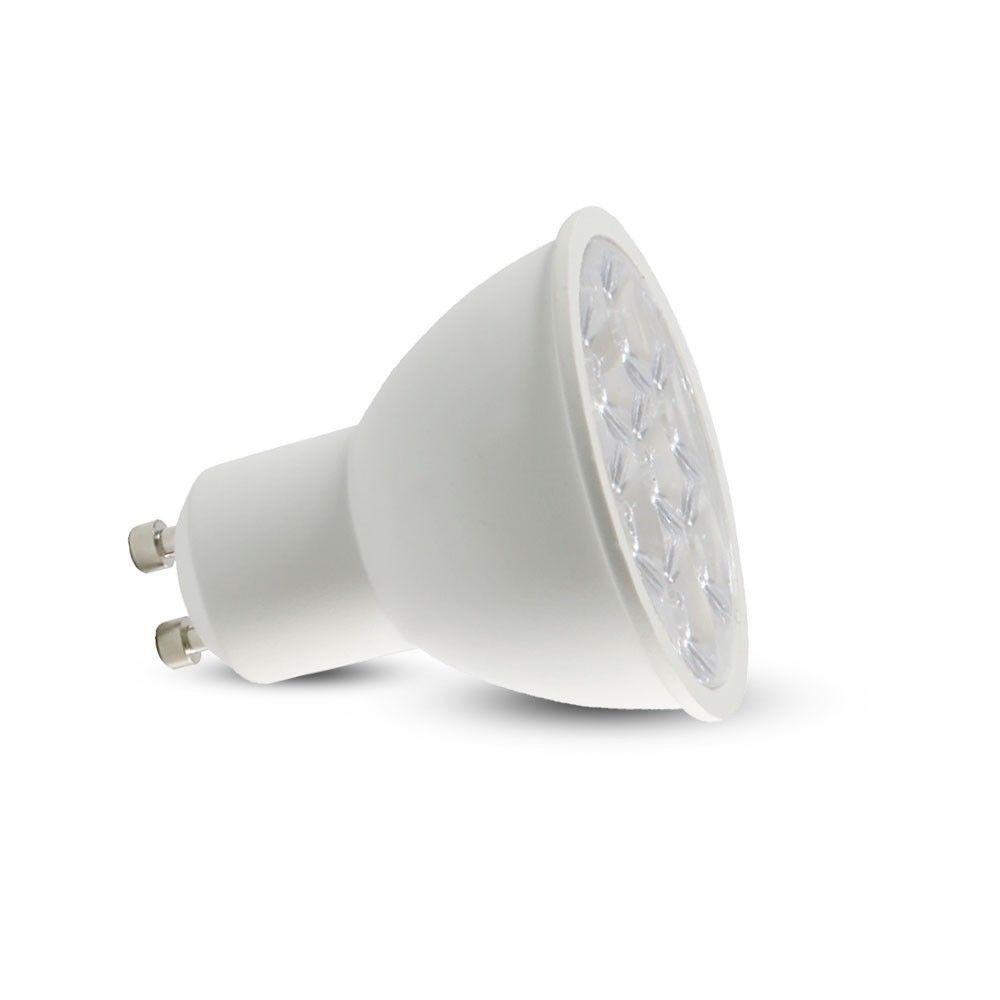 6W GU10 Żarówka LED, Chip SAMSUNG, Barwa:3000K, Kąt 10'D, Trzonek:GU10, VTAC, SKU 20026