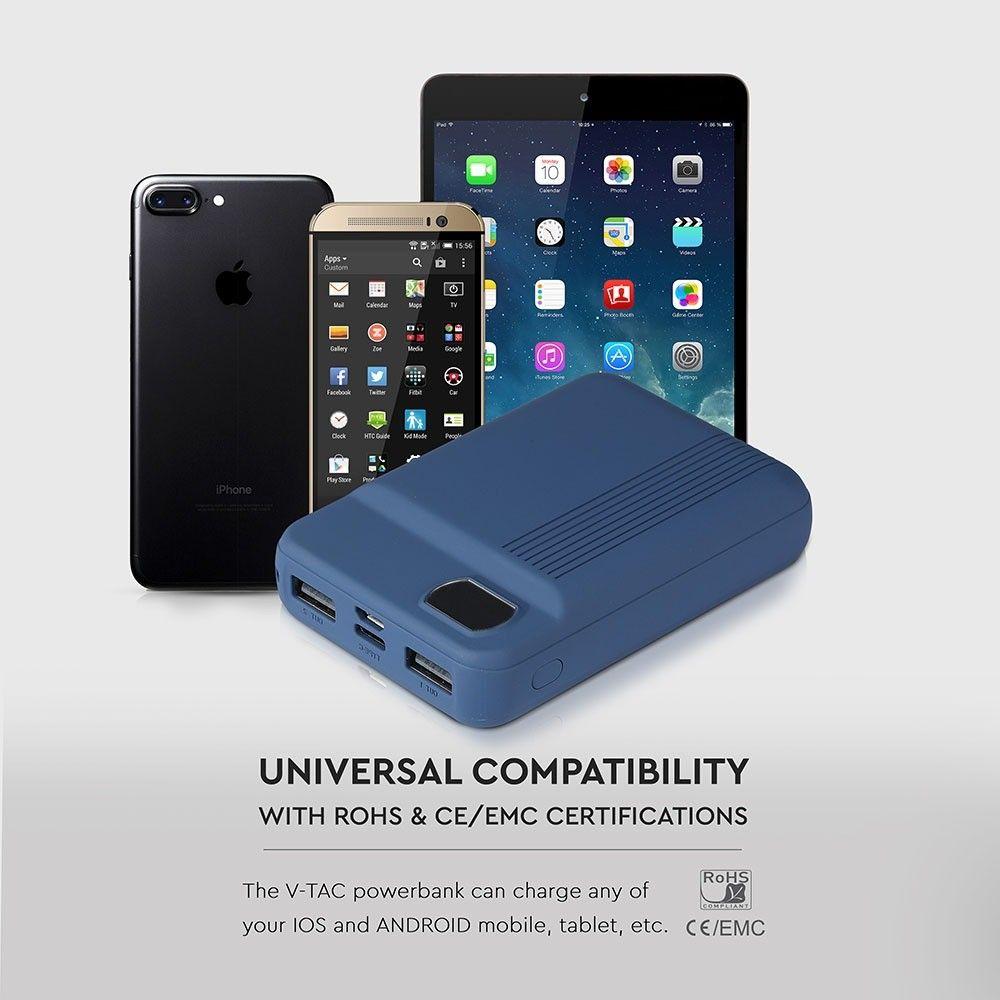 VT-3504 10000mAh POWER BANK-DARK BLUE