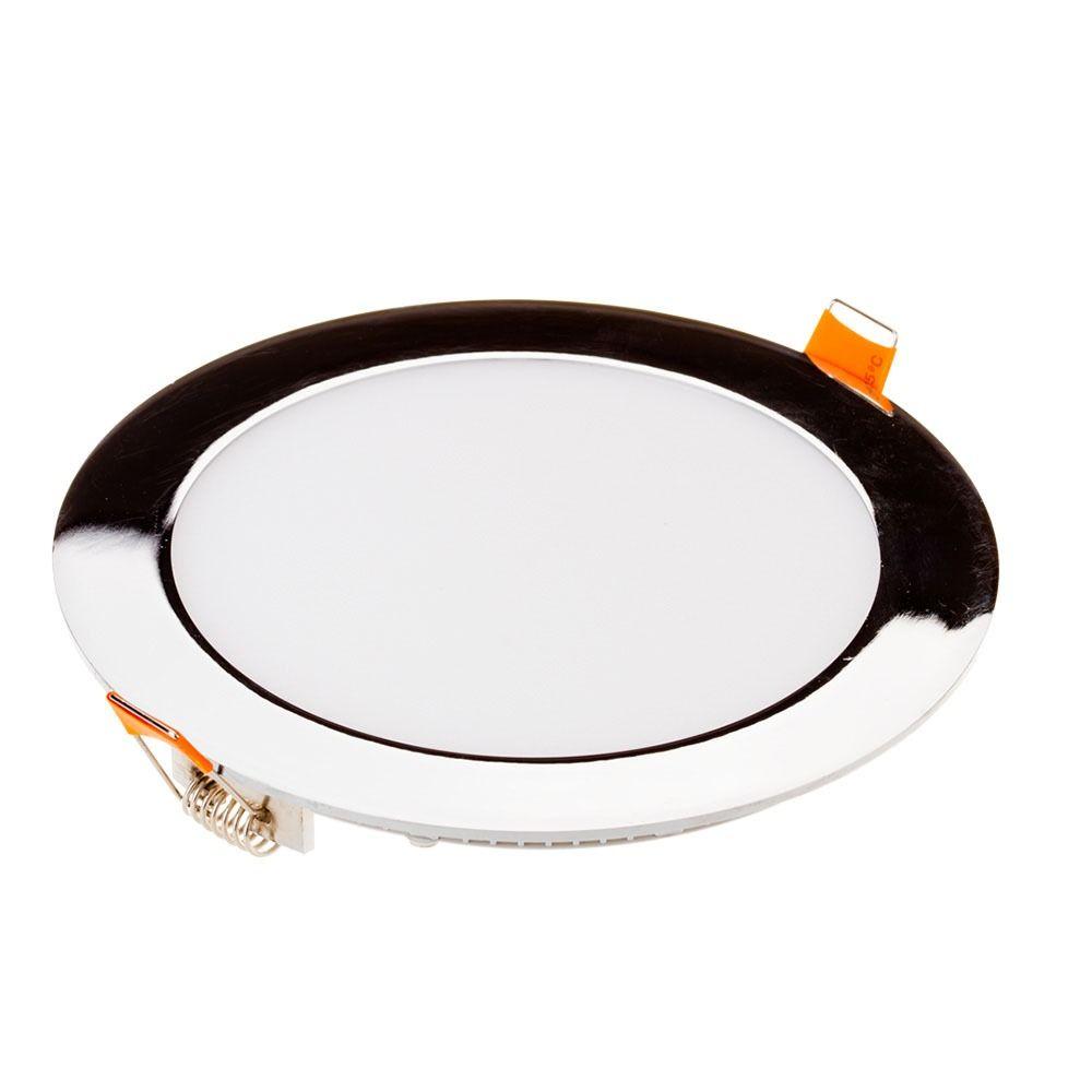 VT-1807CH 18W LED SLIM PANEL LIGHT-CHROME 4000K ROUND