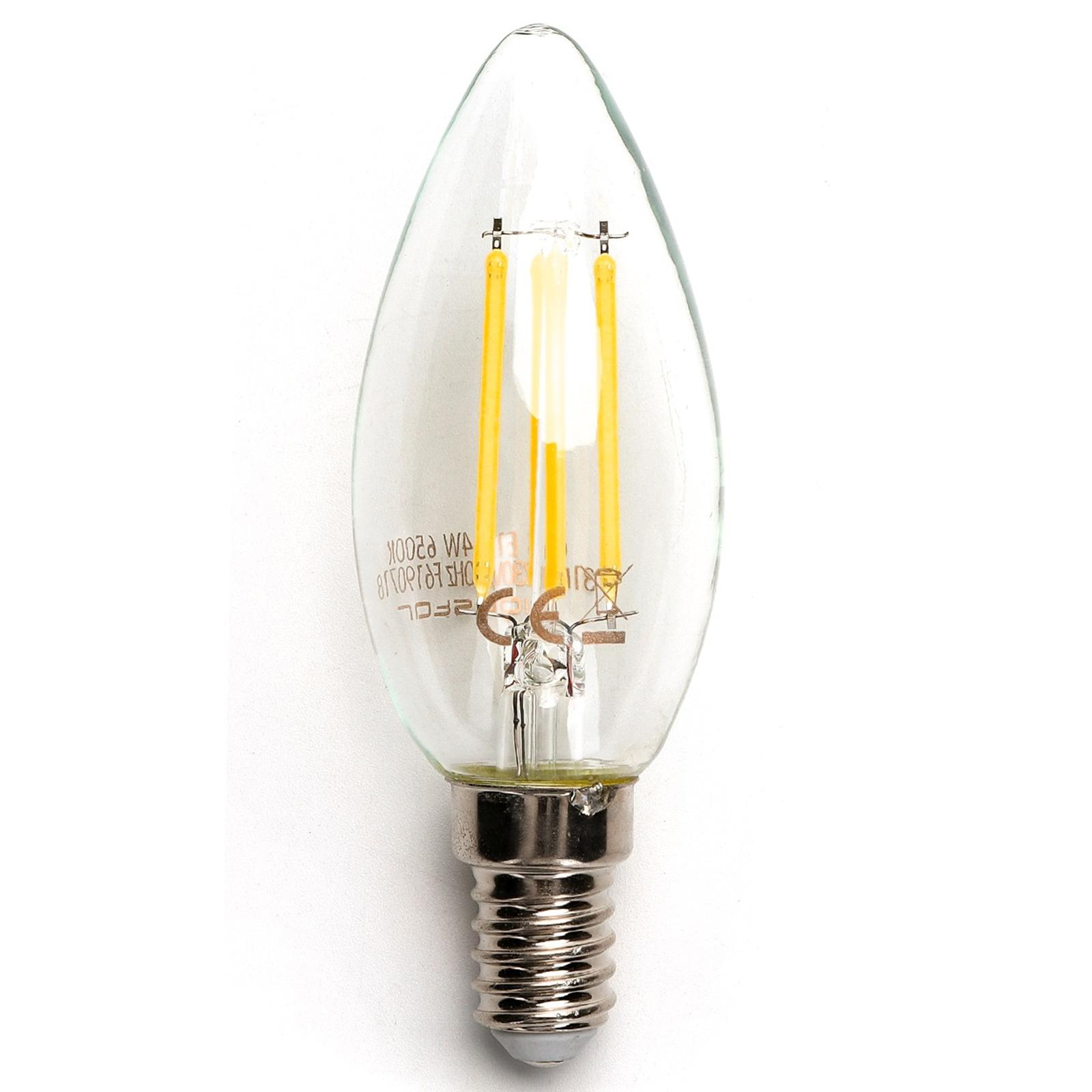 Żarówka LED Filament (Przezroczysta) C35 E14 4W(4W,E14,2700K,470lm)