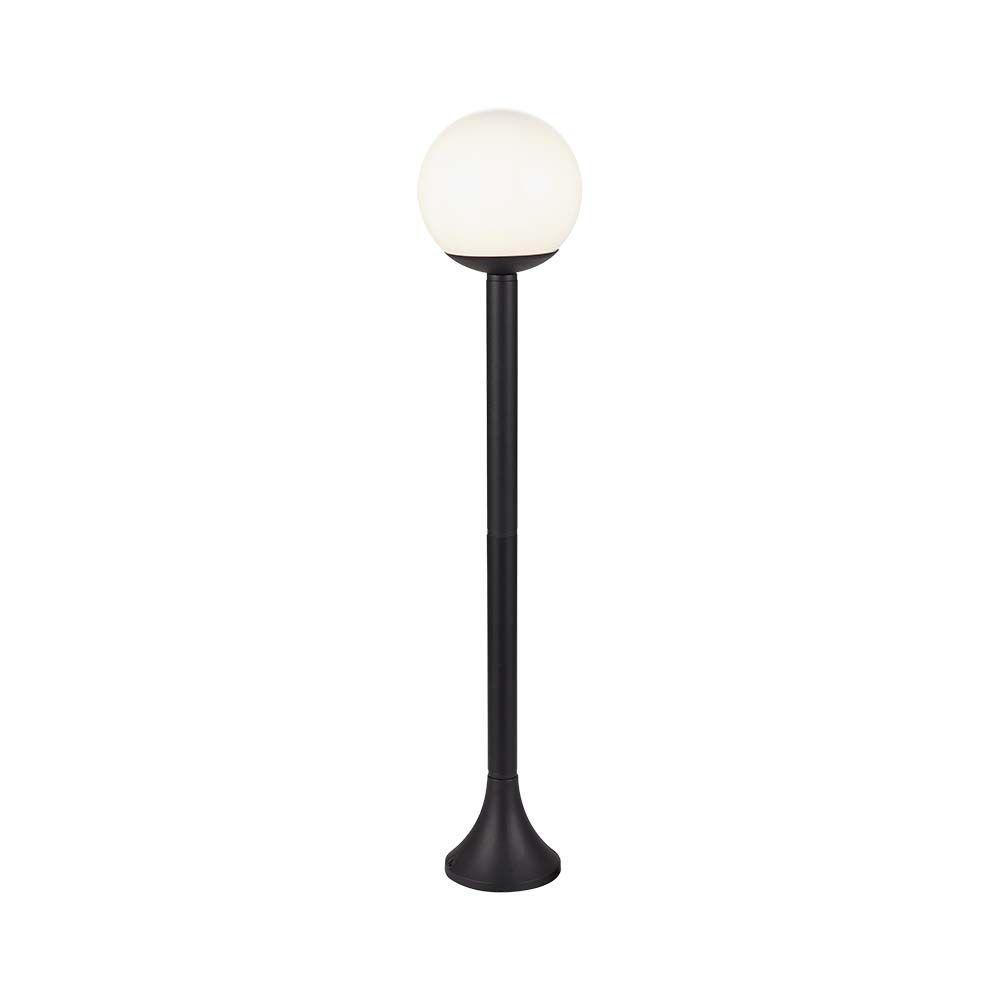 VT-1231 STAND LAMP(1*E27)-MATT BLACK-OPAL PLASTIC BALL