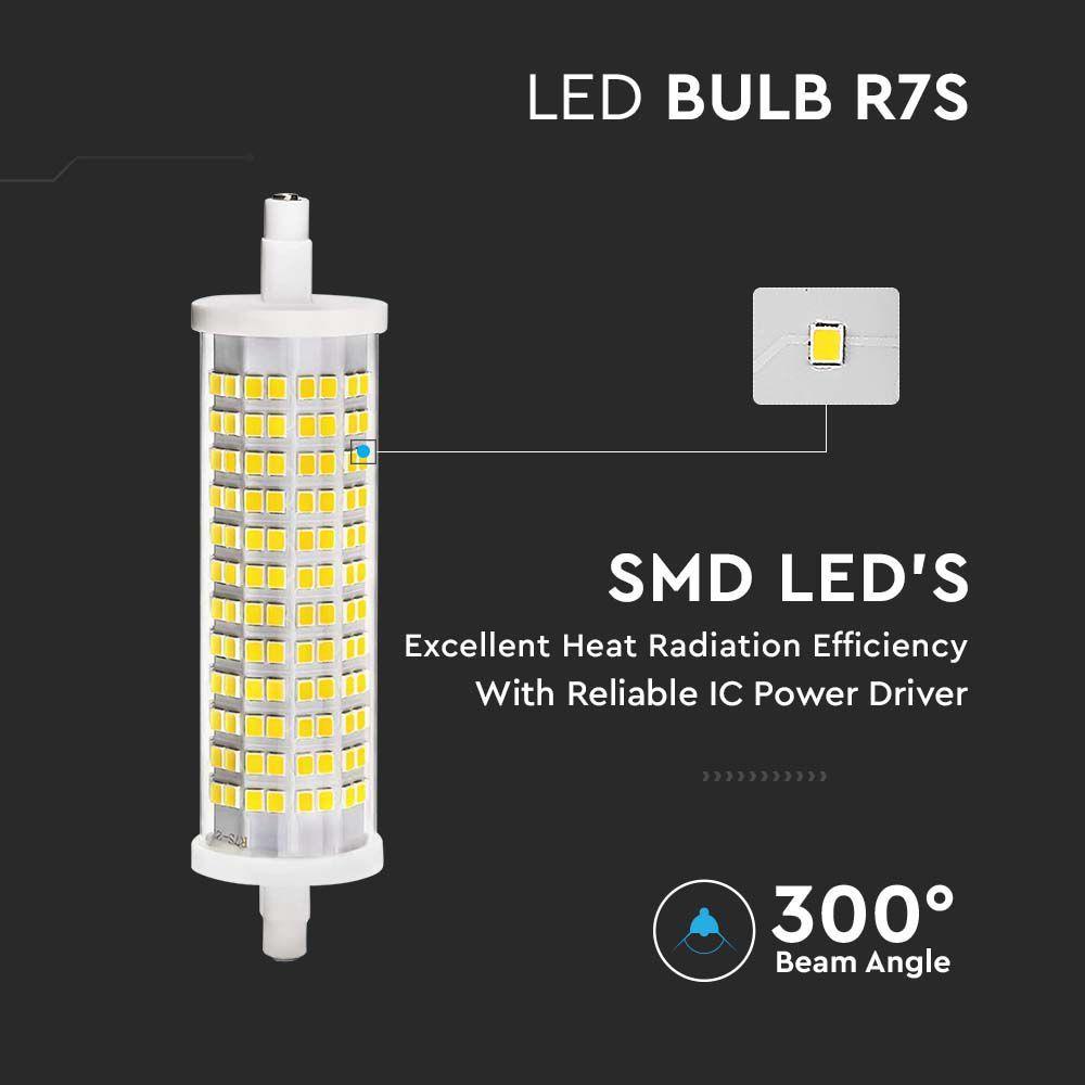 VT-2118 16W R7S LED CERAMIC BULB 4000K