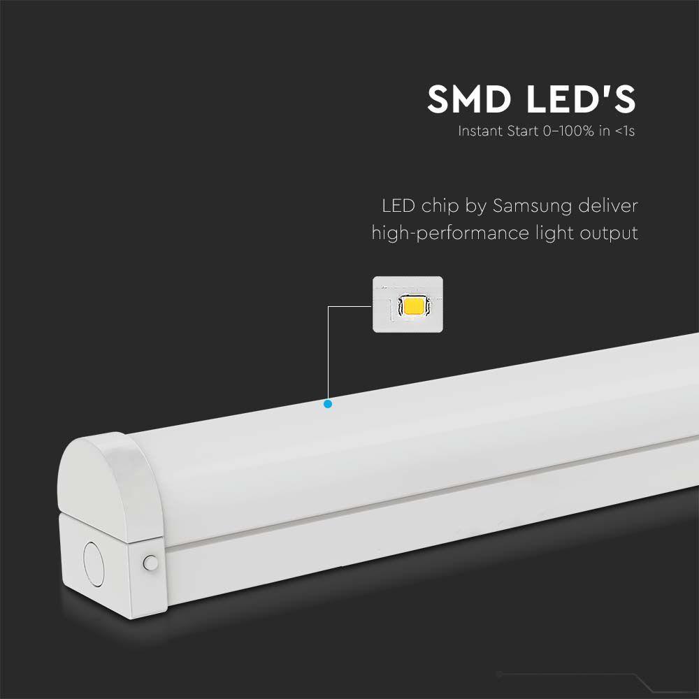 30W/40W/50W Belka oświetleniowa LED 150cm, Sensor, Chip SAMSUNG, Barwa:3w1, Skuteczność 140lm/W, VTAC, SKU 7016