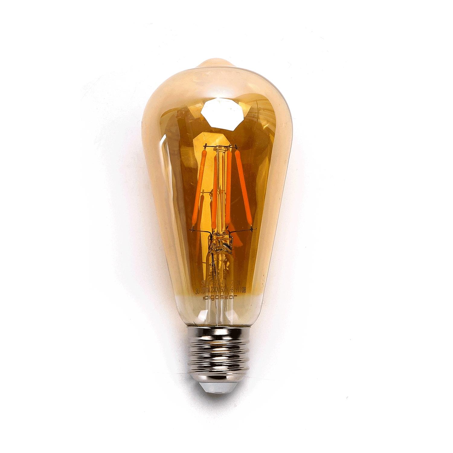 LED Filament Bulb (Amber) ST64 E27 18W