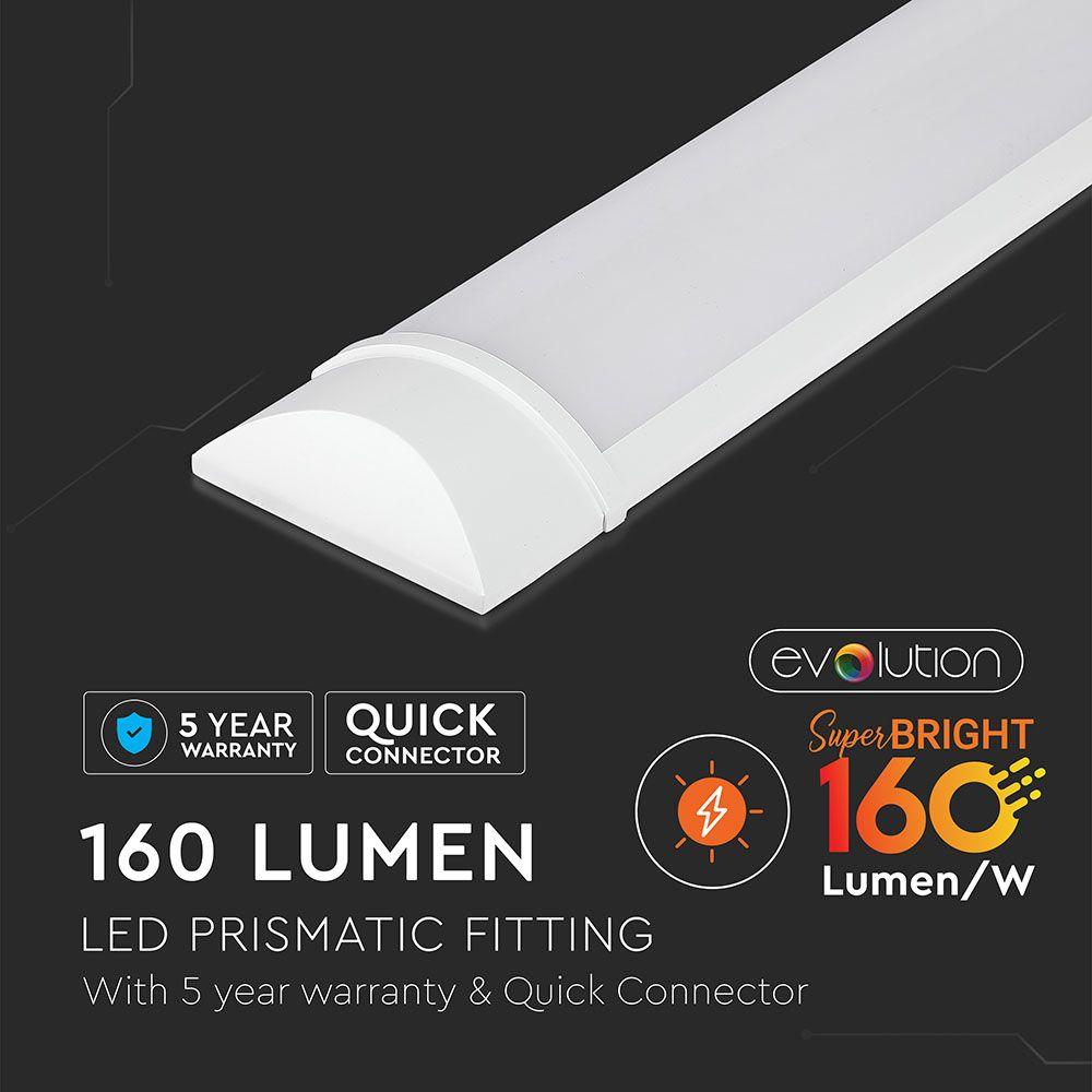 38W Belka oświetleniowa LED 150cm, Barwa:4000K, Skuteczność 160lm/W , 5 Lat gwarancji , VTAC, SKU 6494