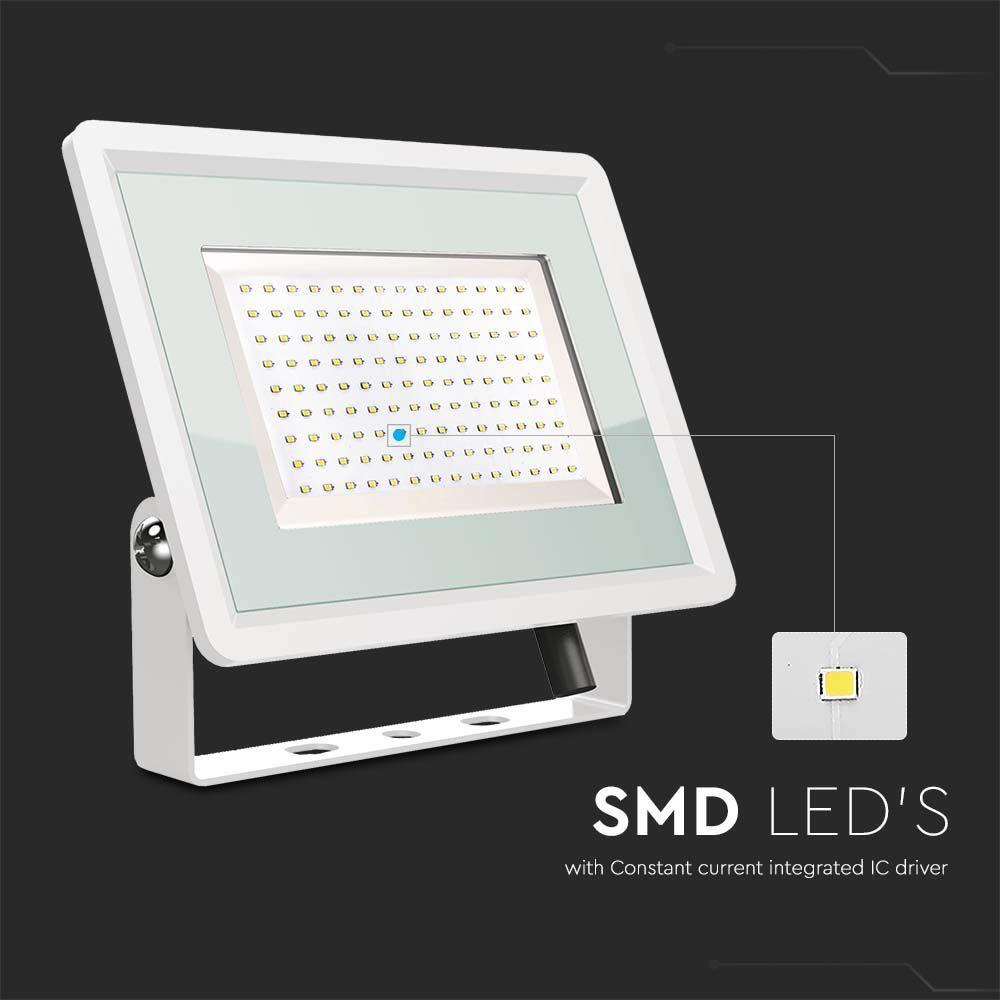 VT-49204 200W SMD FLOODLIGHT F-CLASS 4000K WHITE BODY