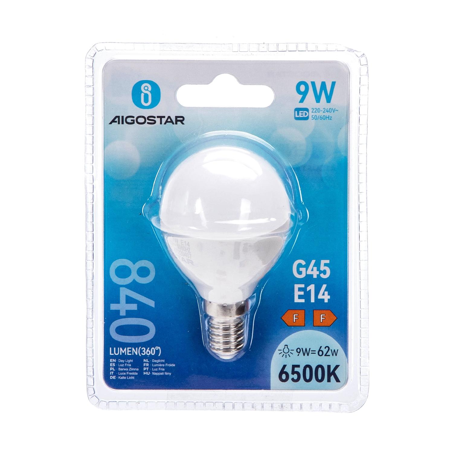 LED G45 E14 9W