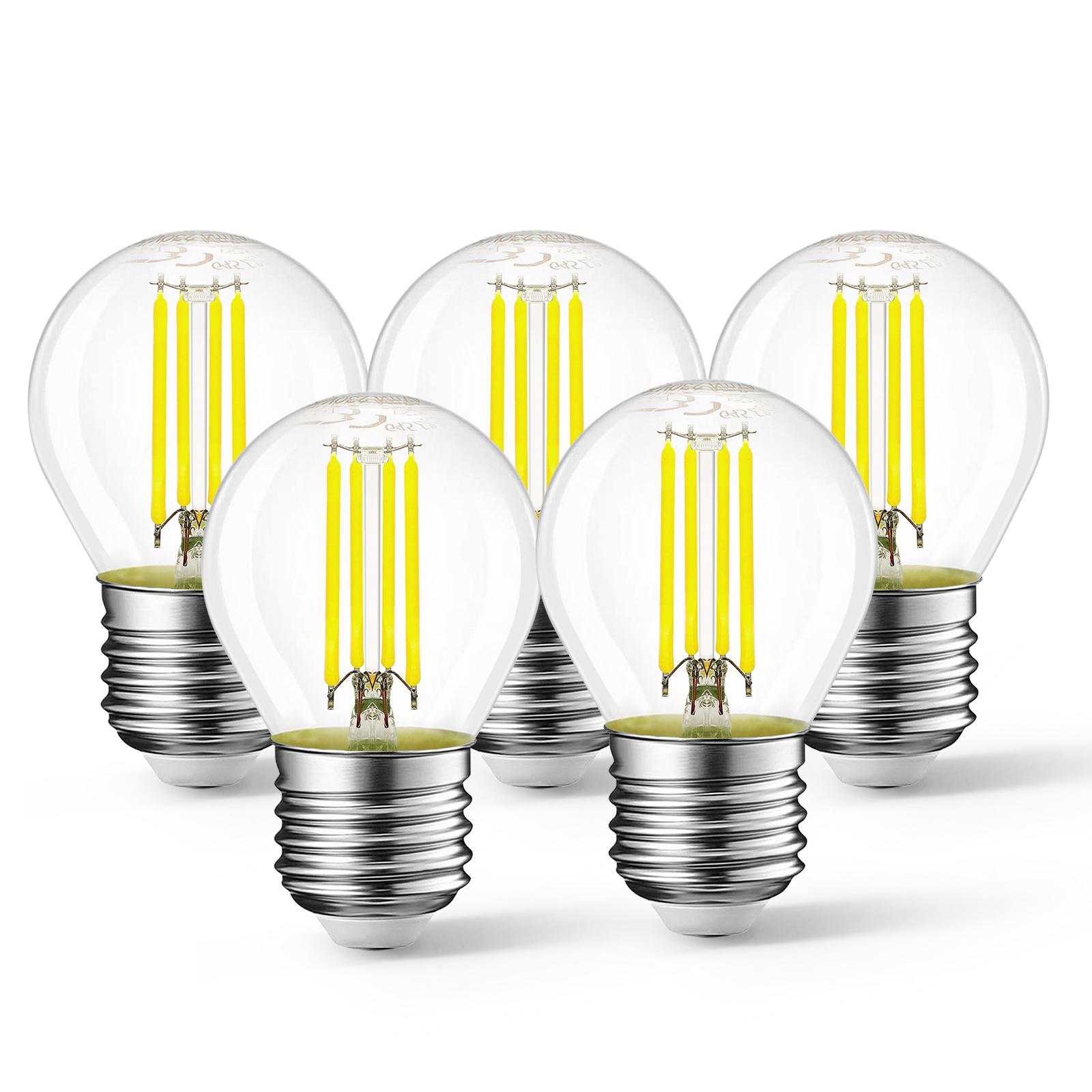 LED Filament Bulb (Clear) G45 E27 6W