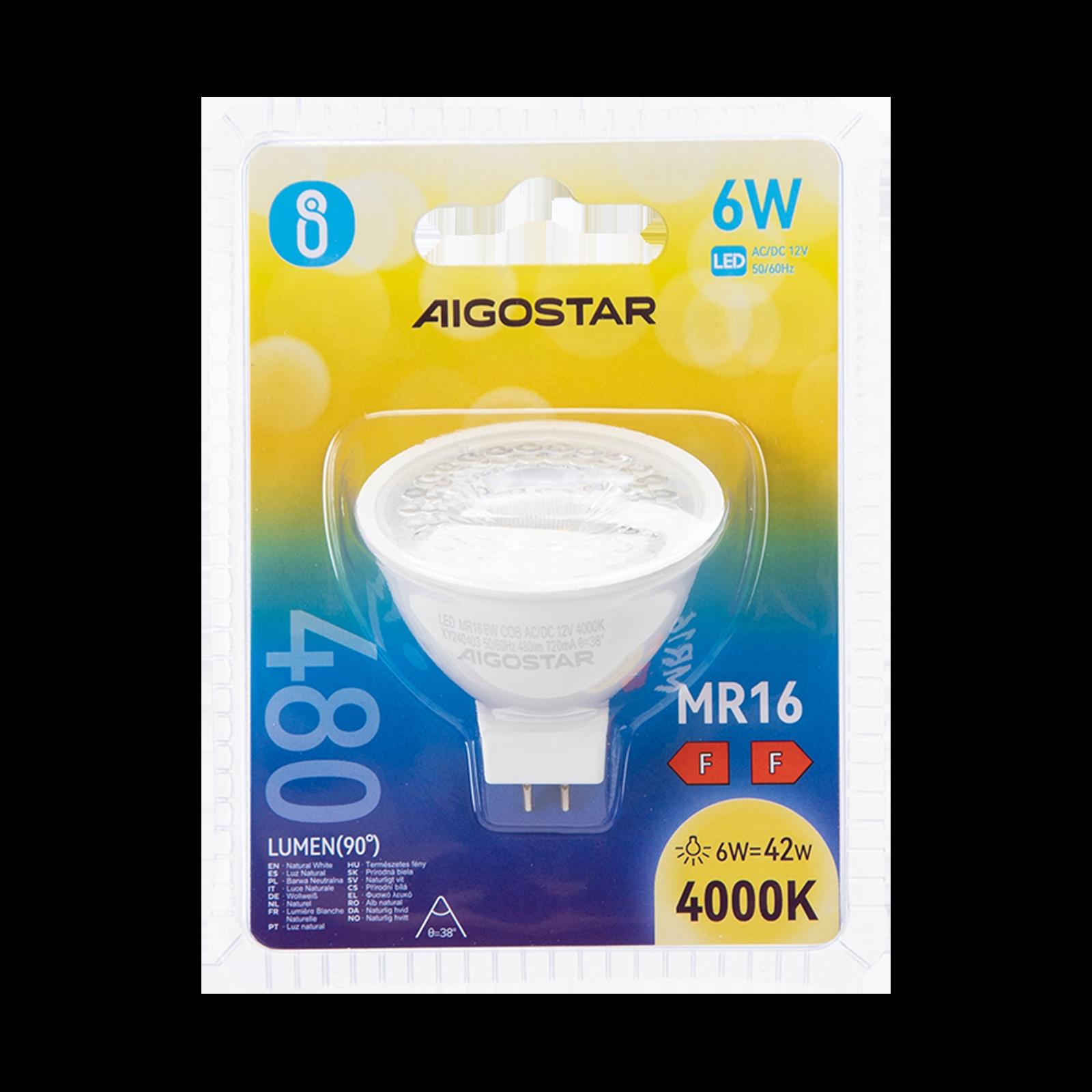 LED A5 MR16 6W COB 4000K