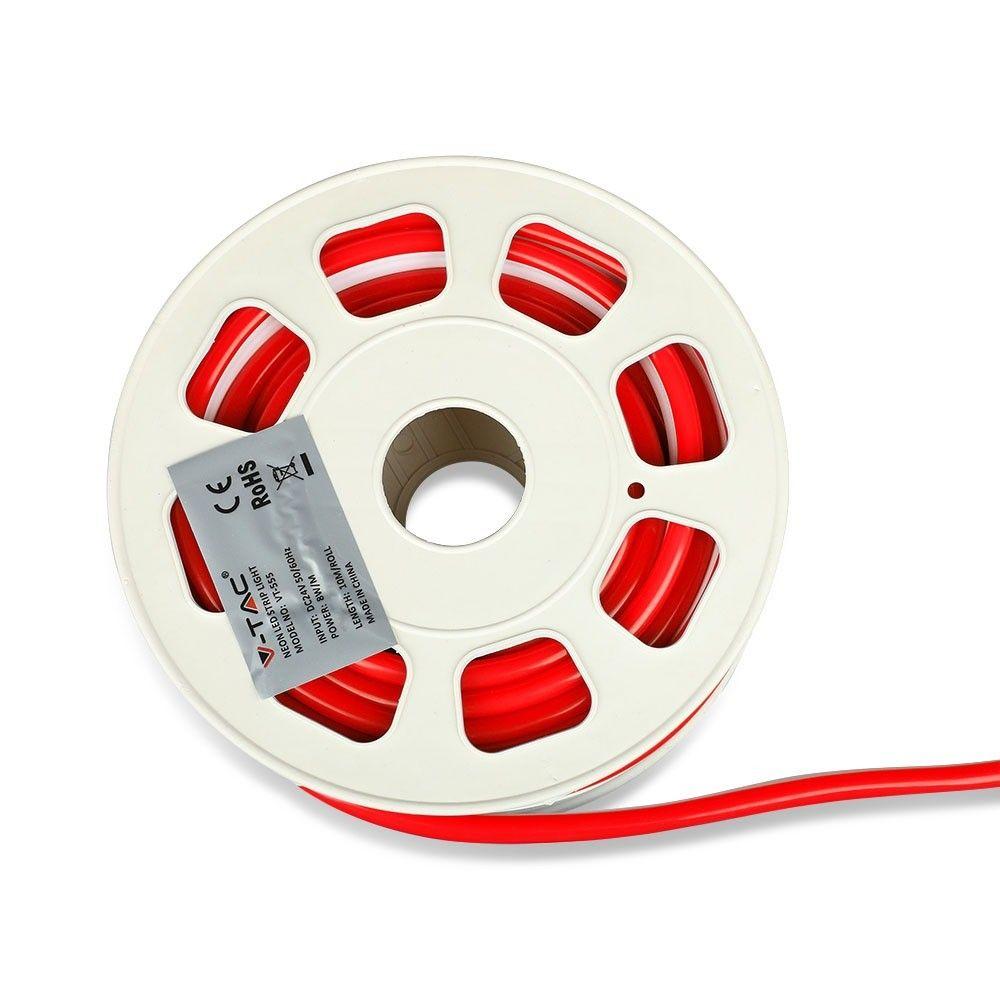 VT-555 8W/M NEON FLEX RED 24V (10M/ROLL)(PRICE PER M)