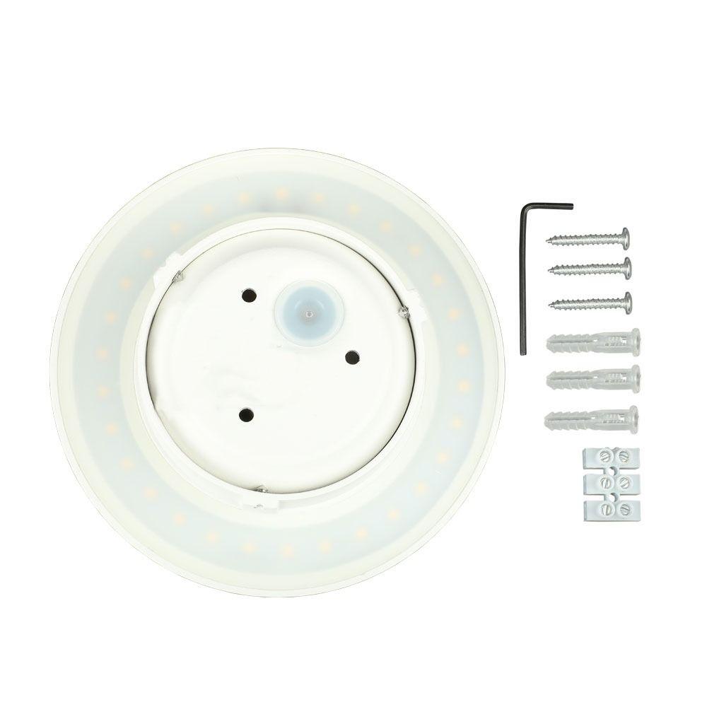 VT-743 9W WALL LIGHT WITH BRIDGELUX CHIP 3000K WHITE ROUND