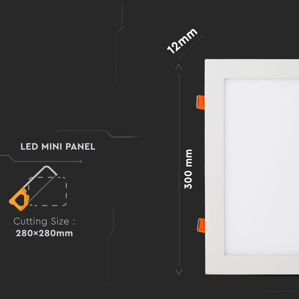 VT-3107 36W LED PANEL LIGHT 4000K SQUARE