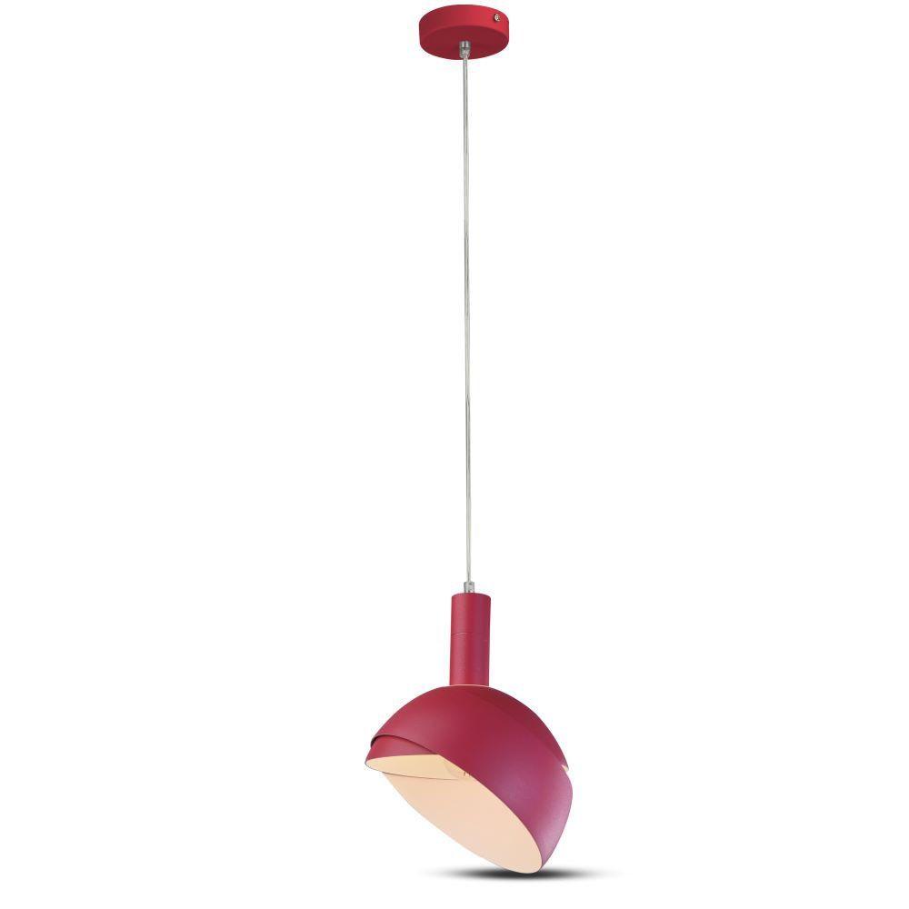 Lampa Wisząca, Regulowany kąt, Klosz: Aluminium, Trzonek:E14/ Różowy, VTAC, SKU 3923