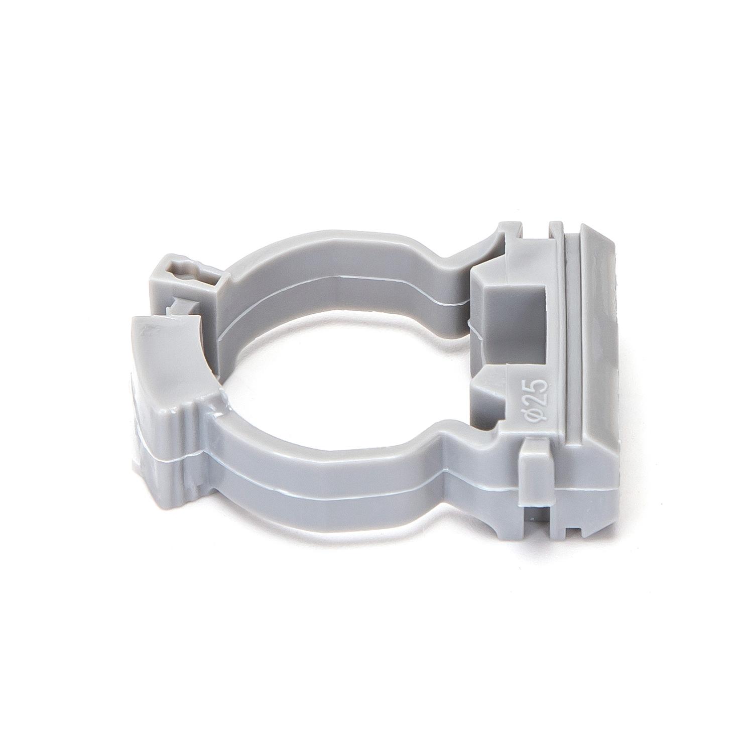 Retractable U-shaped PVC pipe clamp, Φ 25mm