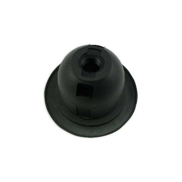 E27 Plastic Spring Terminal Lamp Holder Black