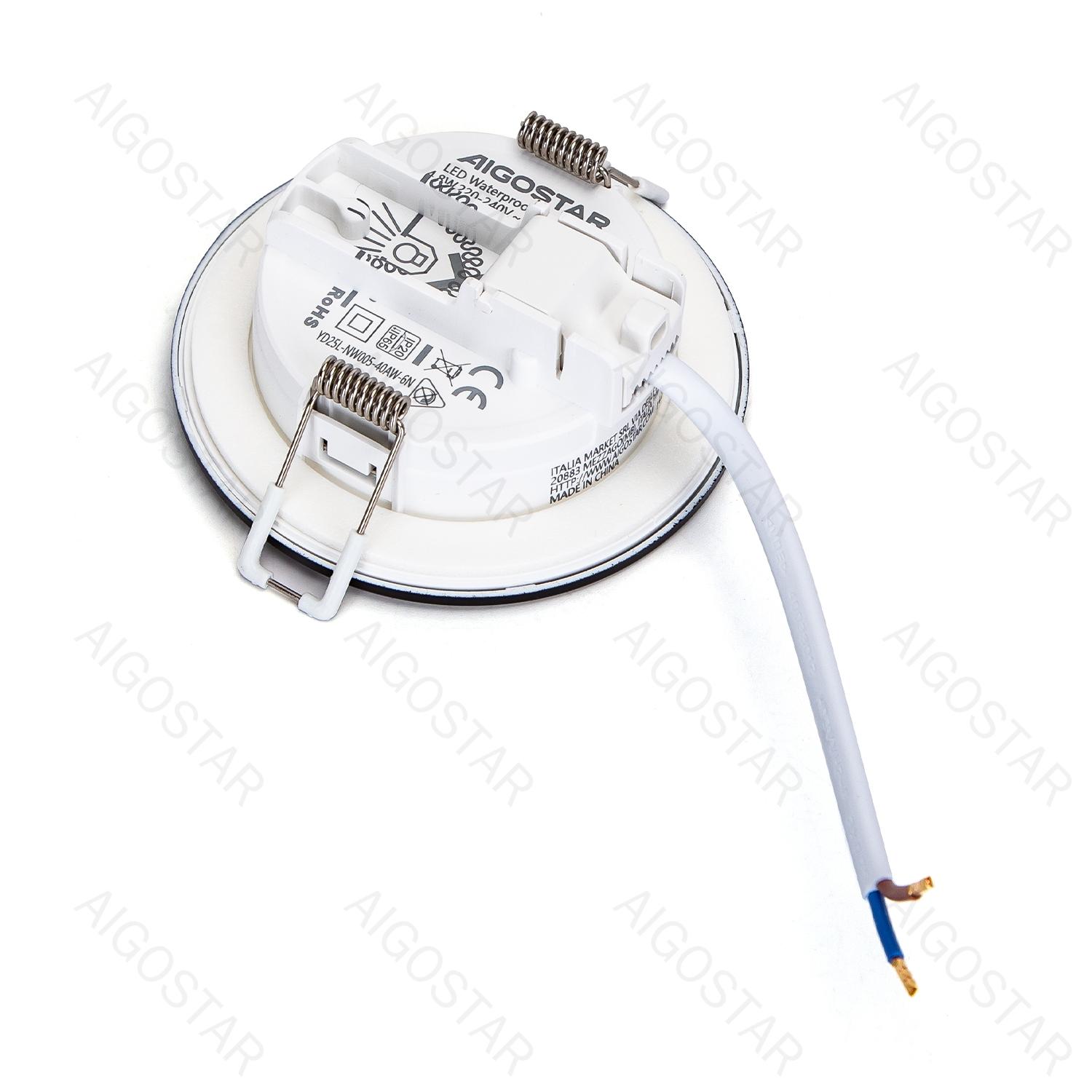 Wodoodporny downlight IP65 4,8 W 6500 K 3 szt.