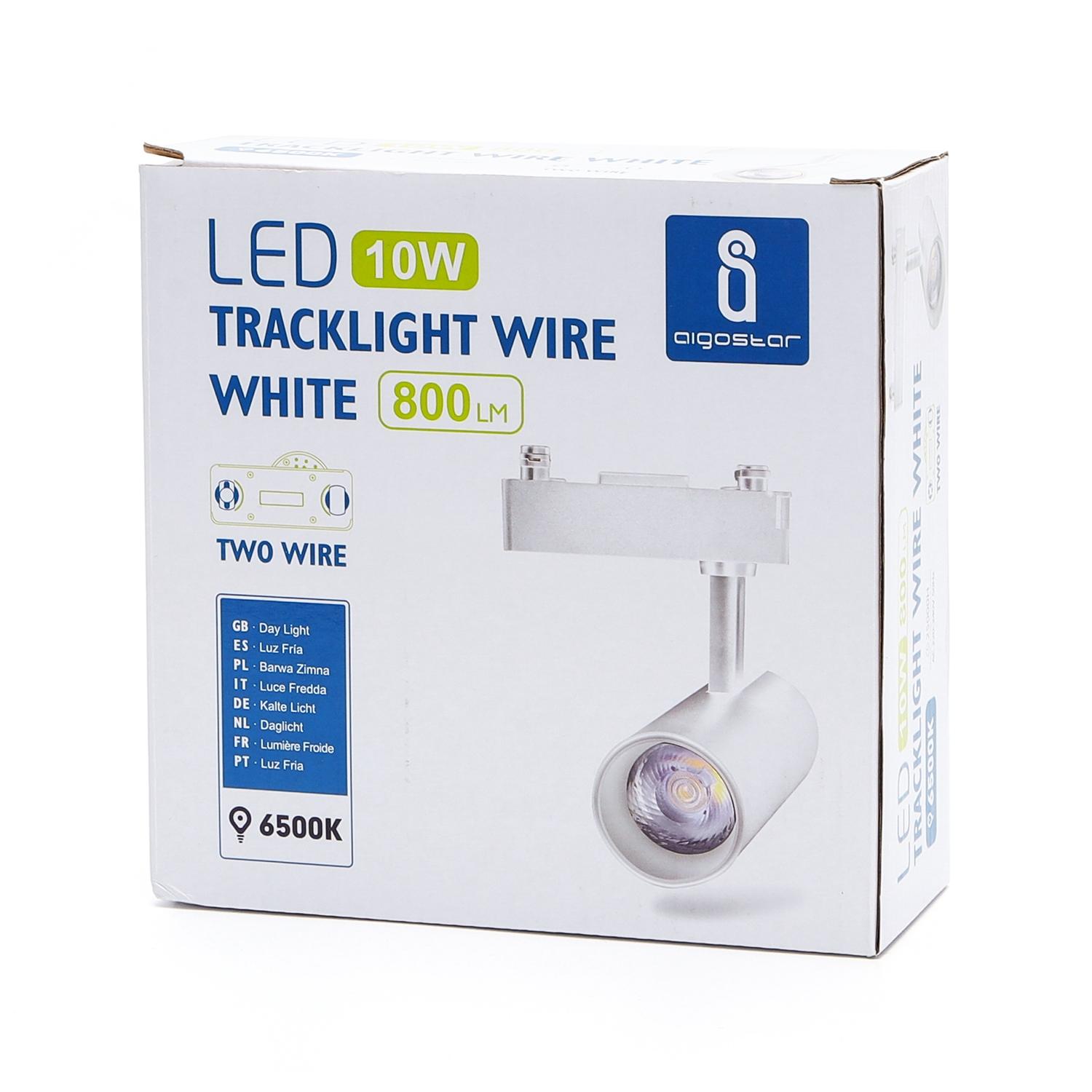 Światło dwutorowe LED, 10W, 6500K, 800lm