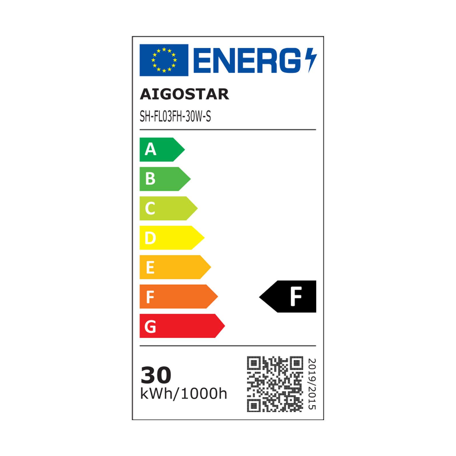 LED Motion Sensor Floodlight Black 30W (Die-casting)