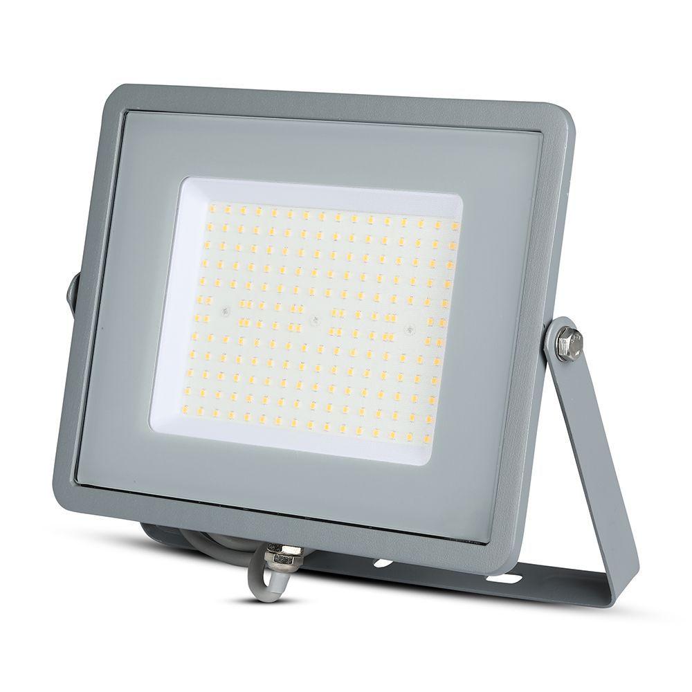 100W Naświetlacz LED SMD, Chip SAMSUNG, Barwa:4000K, Obudowa: Szara , Wydajność: 115lm/w, VTAC, SKU 21770