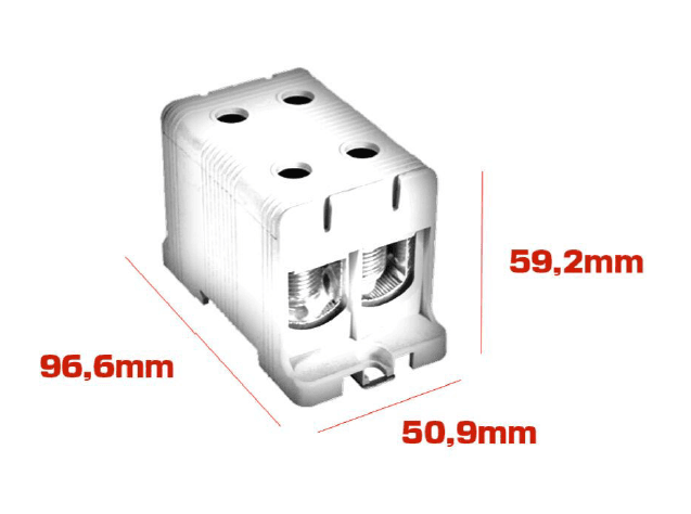 Listwa zaciskowa - Model FJ-E150/2/B （niebieski）