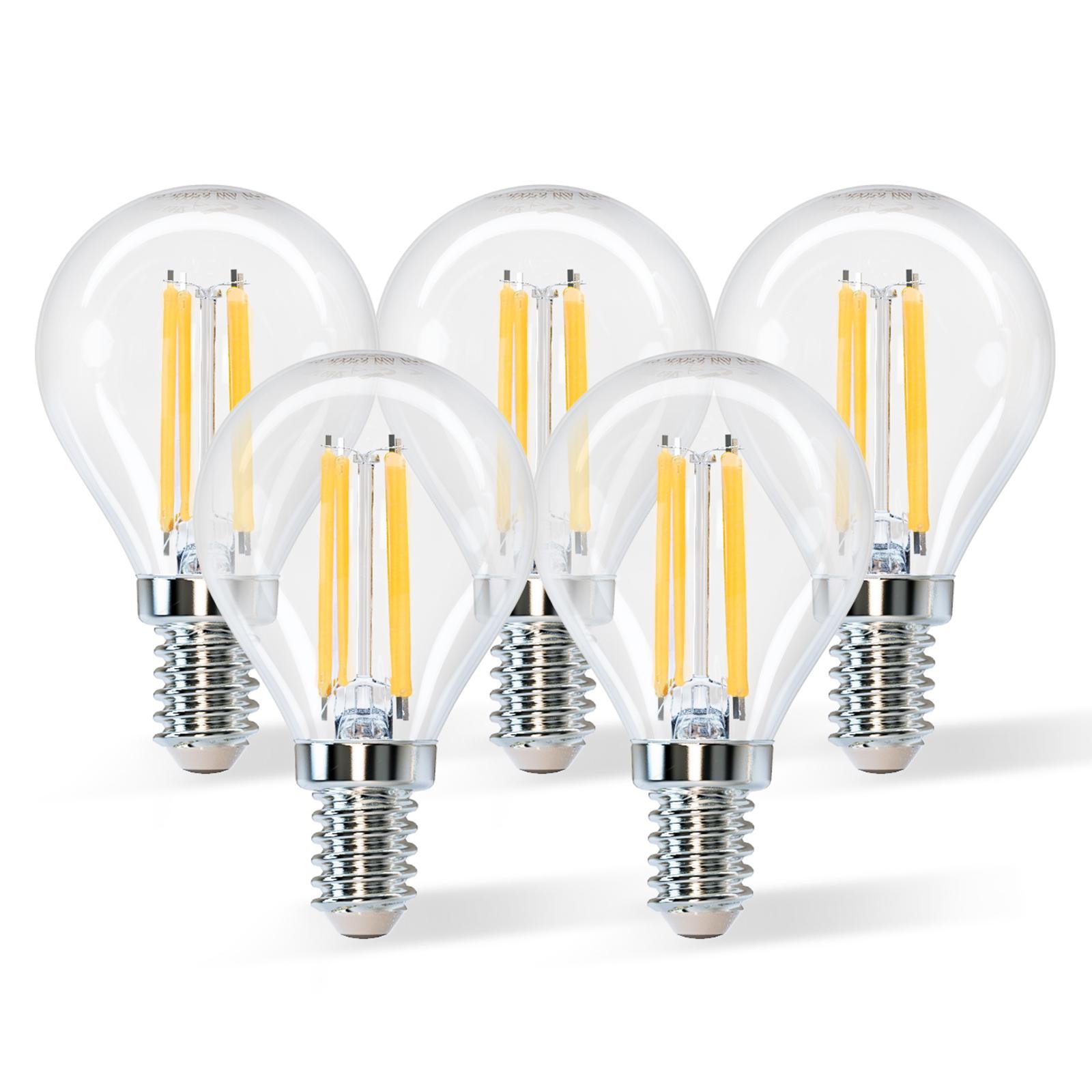 LED Filament Bulb (Clear) G45 E14 4W