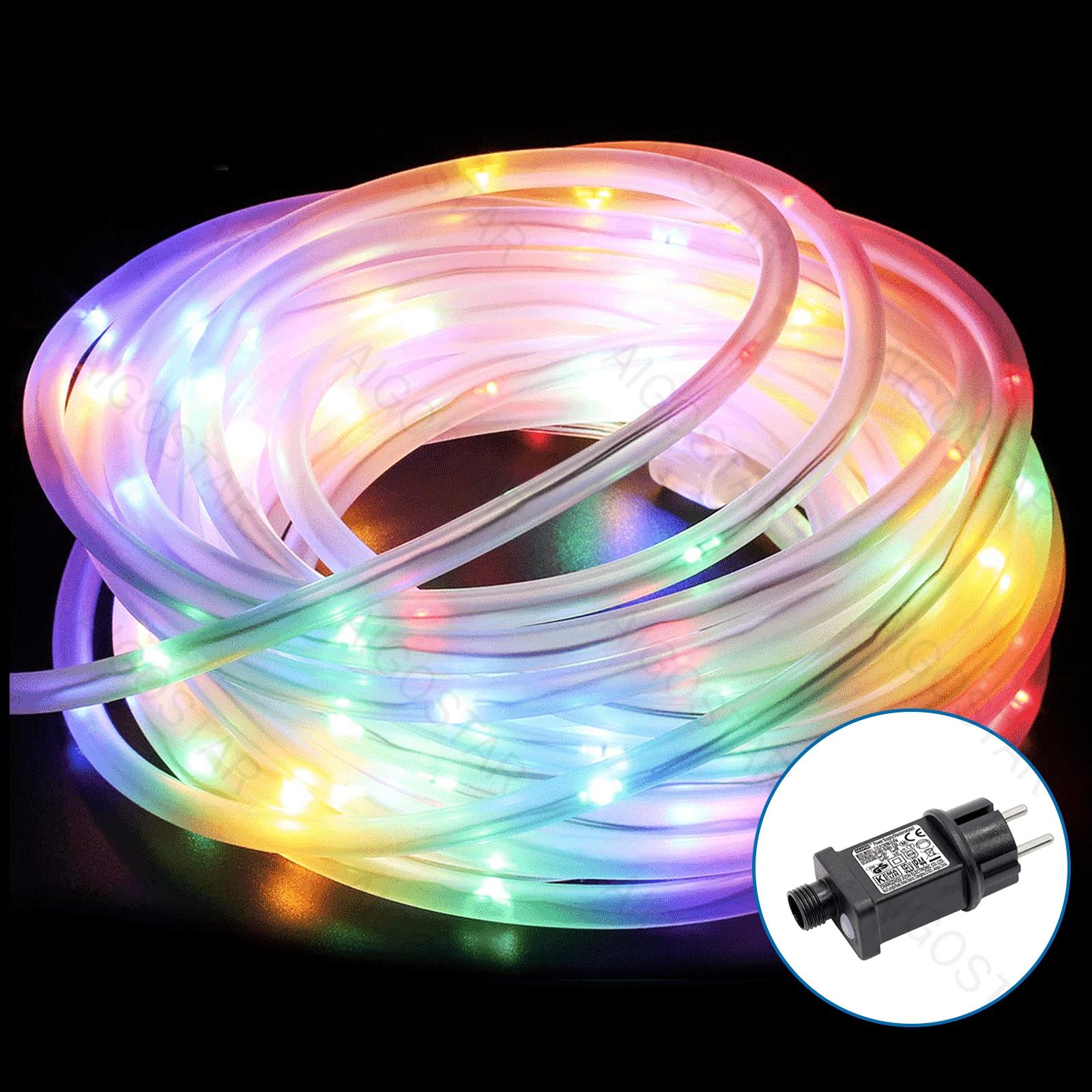 Low-voltage light string, Φ9mm tube lights, RGBY , 3m+15m