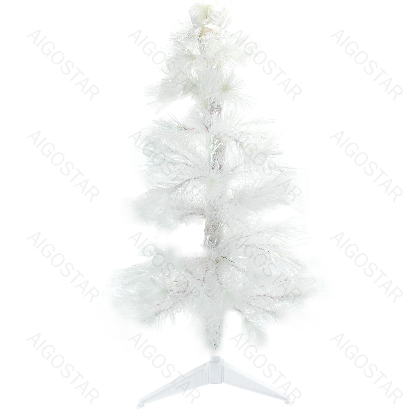 Low-voltage fiber optic tree, 90cm high, RGBIC