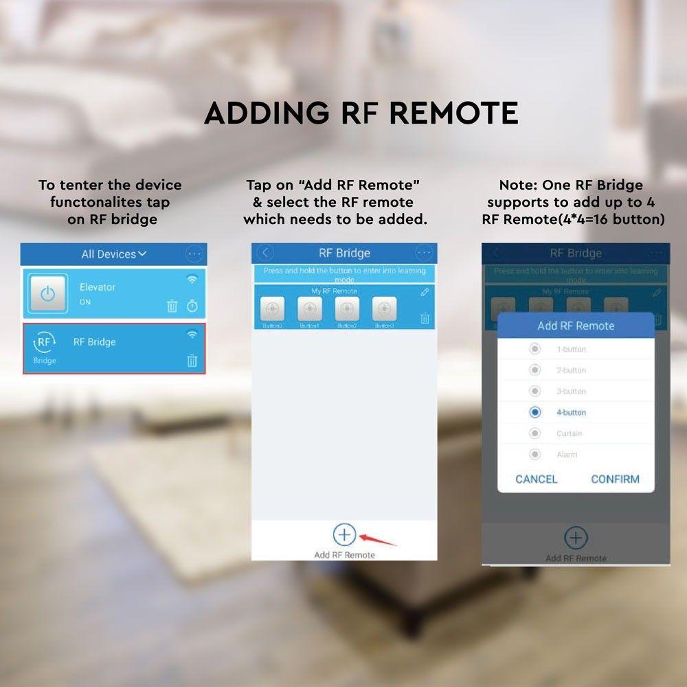 VT-5144 433 Hz GATEWAY COMPATIBLE WITH AMAZON ALEXA & GOOGLE HOME