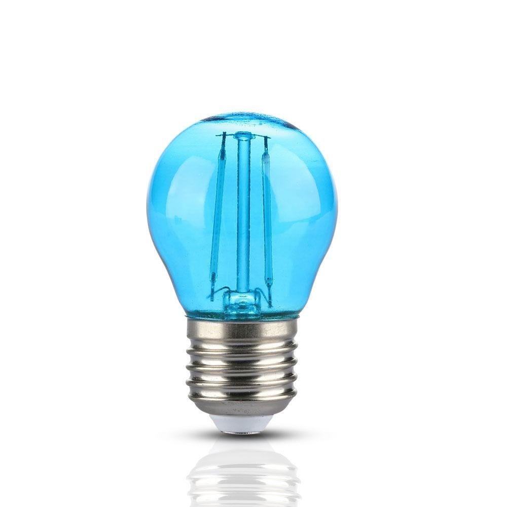 VT-2132 2W G45 LED BLUE COLOR FILAMENT BULB E27