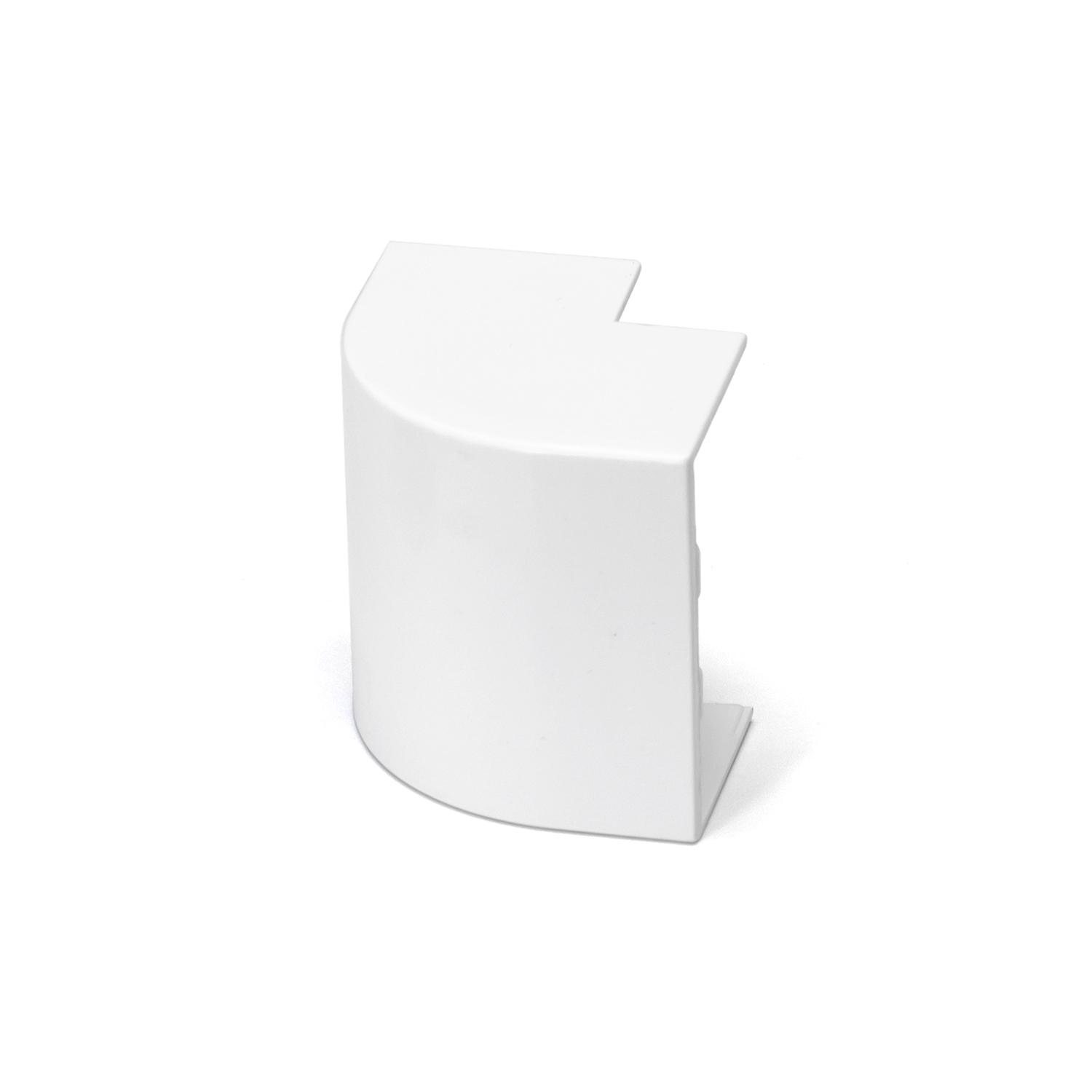 PVC Square Trunking External Bend White 25*16mm 4pcs