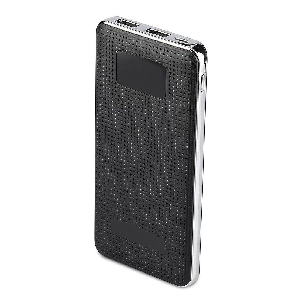 VT-3526 10000mah POWER BANK WITH DUAL USB+DISPLAY-BLACK