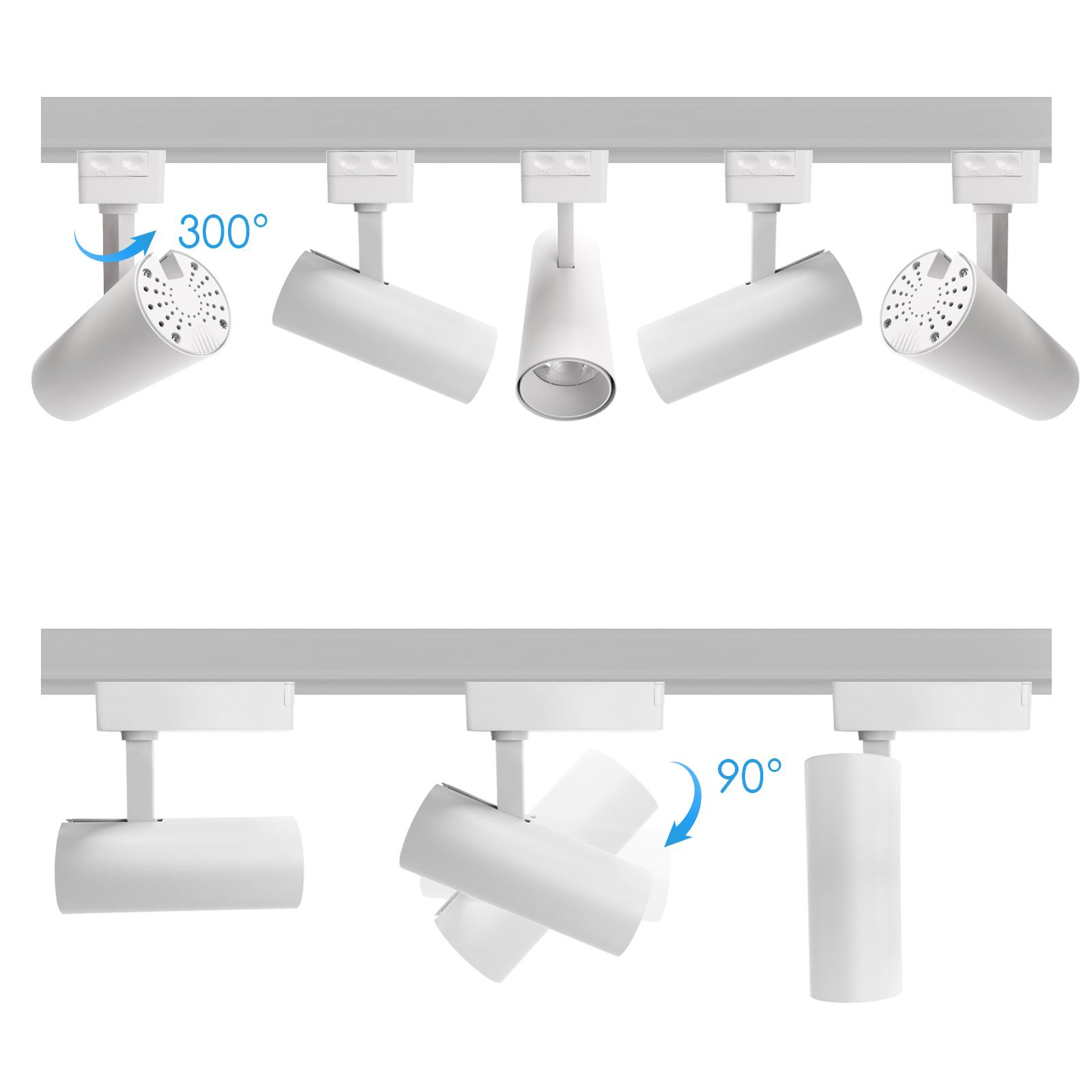 Światło dwutorowe LED, 10W, 4000K, 800lm