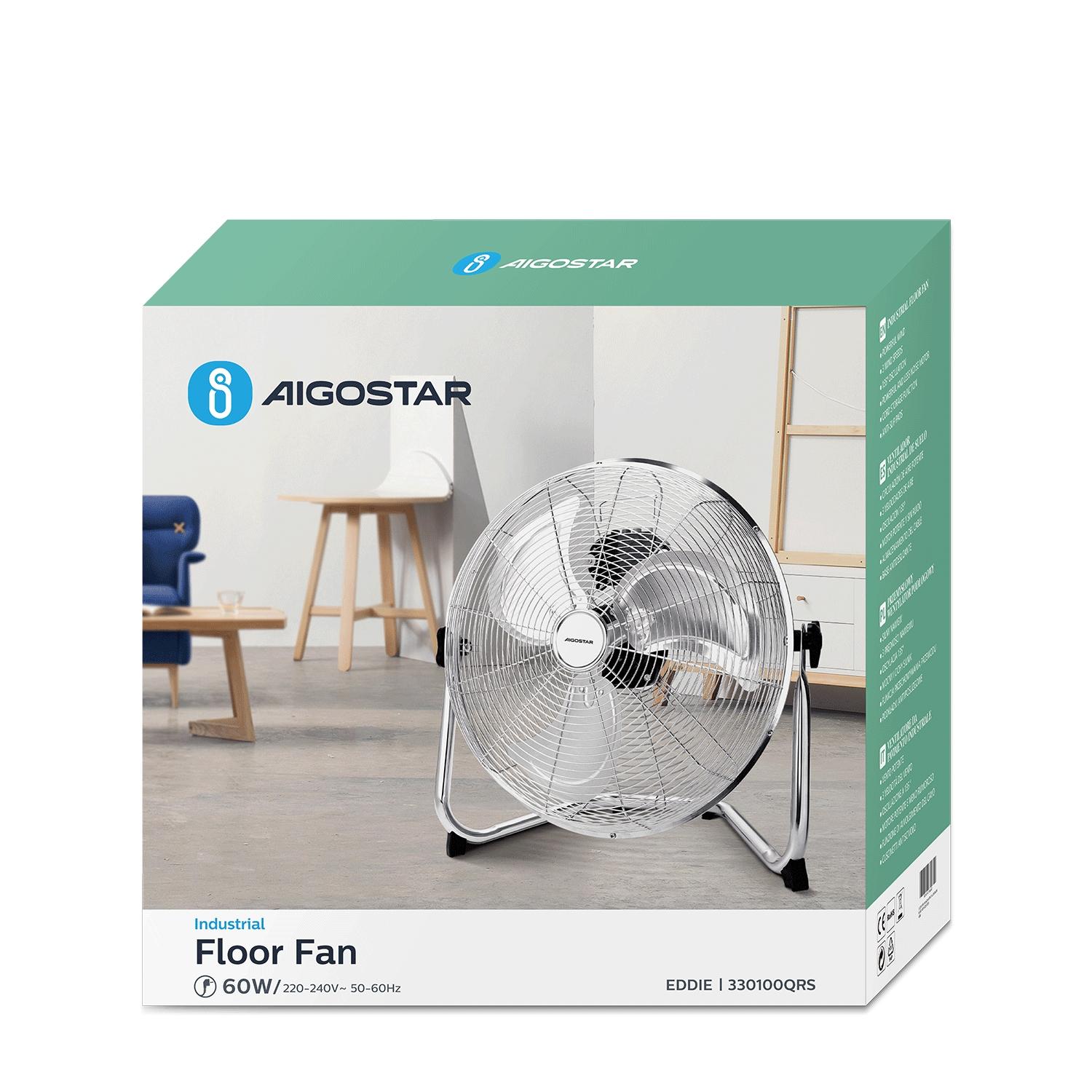 Industrial floor fan