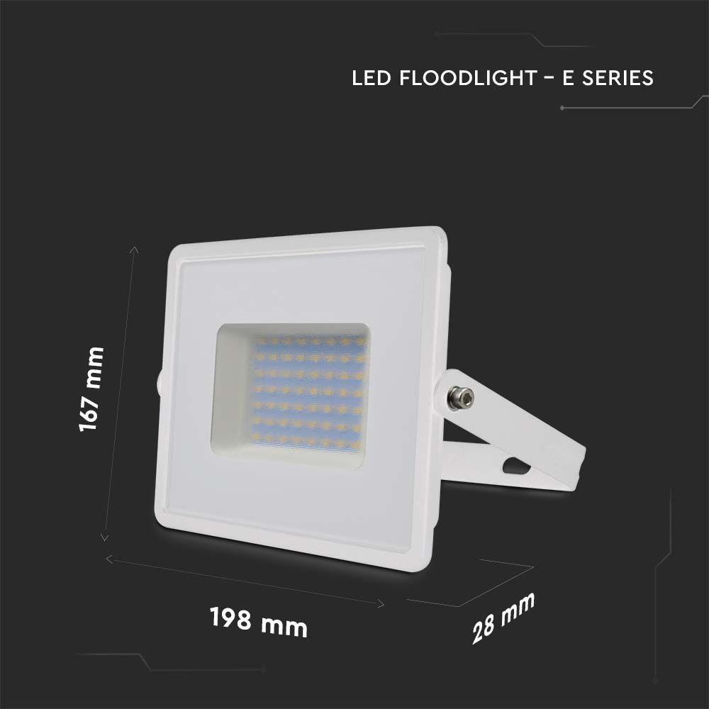 VT-4051 50W SMD FLOODLIGHT 3000K WHITE BODY