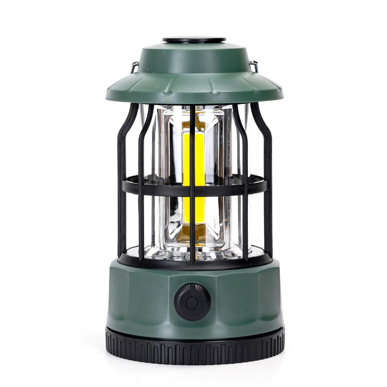 Camping lantern dimmable with knob rechargeable