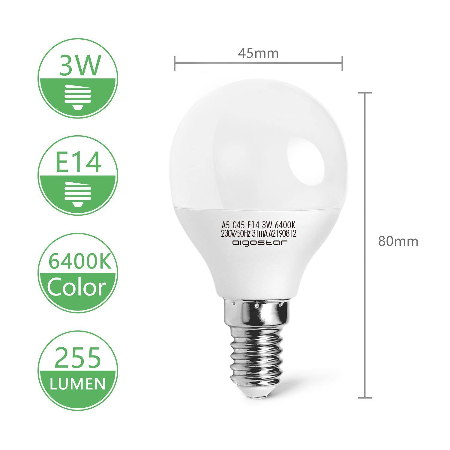 LED E14 G45 3W