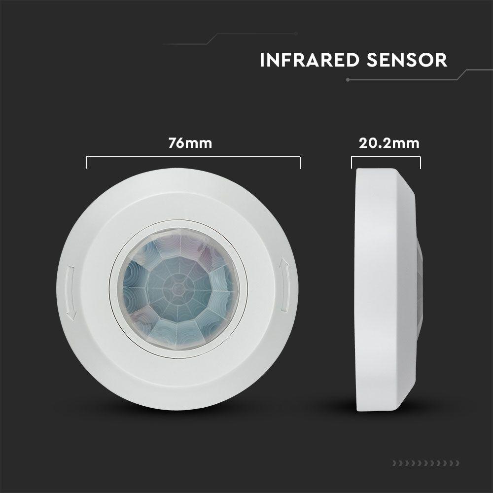 VT-8091 CEILING SENSOR-WHITE BODY (MAX:200W LED)